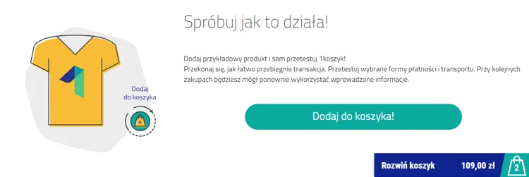 Sprawdź jak działa 1koszyk