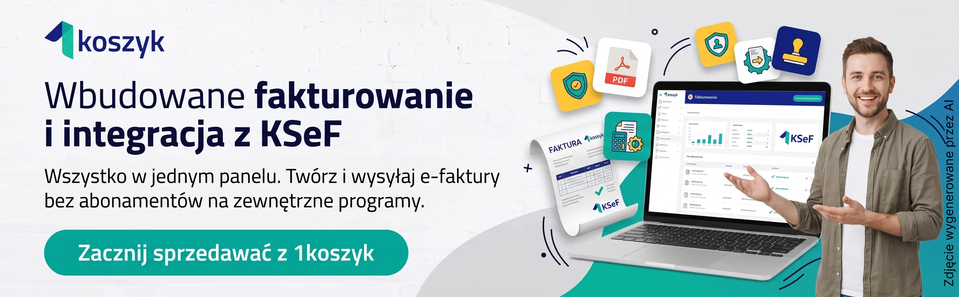 Zintegrowane fakturowanie KSeF w 1koszyk