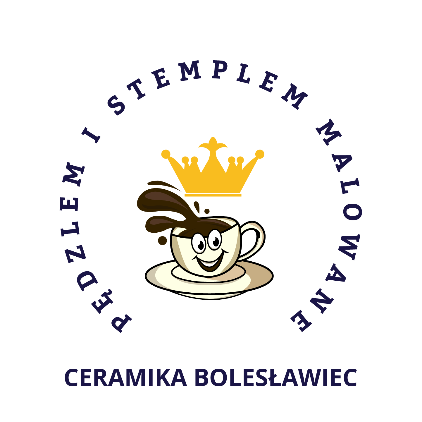 Pędzlem i stemplem malowane - Ceramika Bolesławiecka