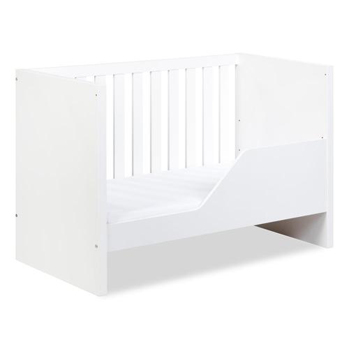 AMELIA Biel łóżeczko dziecięce 120×60 z barierką ochronną + komoda | Top-Maluszek Oświęcim