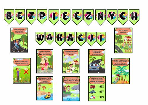 bezpiecznych wakacji gazetka pdf