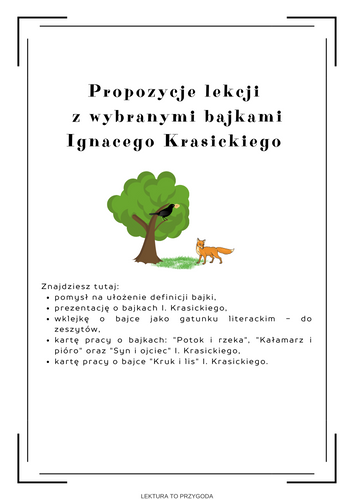 Lektura to przygoda: Bajki Krasickiego