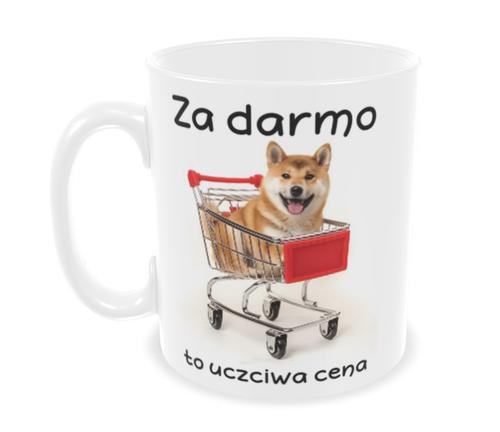 Kubek ceramiczny Garage Print 330 ml Za darmo to uczciwa cena