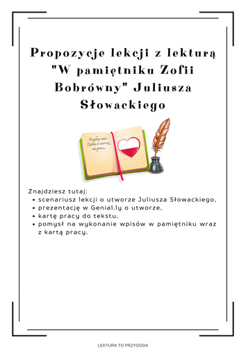 Lektura to przygoda: W pamiętniku Zofii Bobrówny