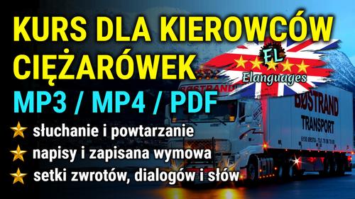 Angielski dla kierowców ciężarówek międzynarodowych