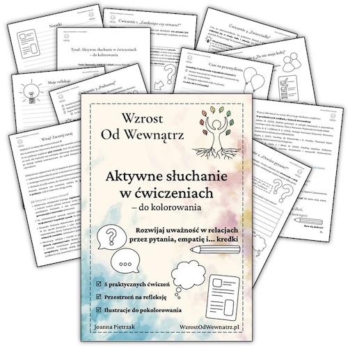 Aktywne słuchanie w ćwiczeniach – do kolorowania