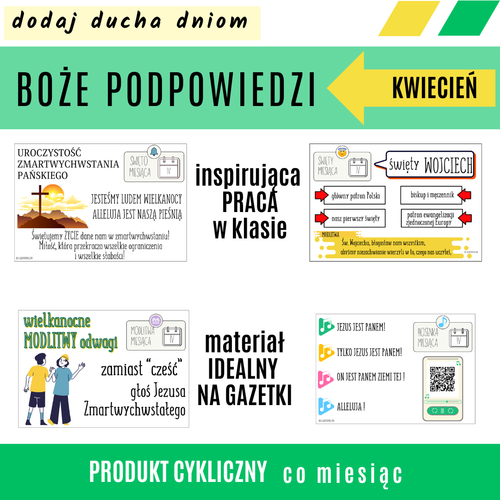 BOŻE PODPOWIEDZI MIESIĄCA - KWIECIEŃ