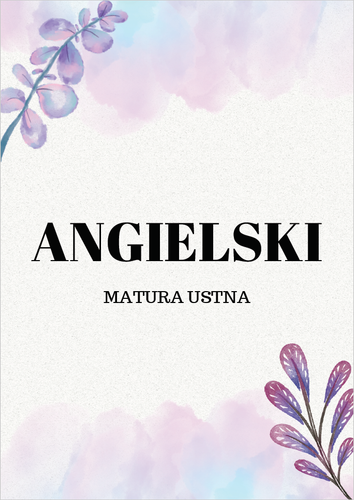Angielski - matura ustna