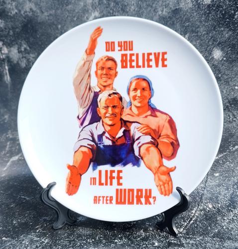 Talerz ceramiczny Sarnodzieło 20 cm Do you believe in life after work?