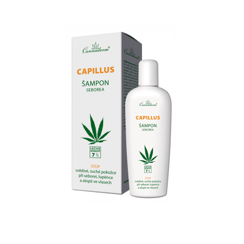 Szampon konopny na problemy łojotokowe Capillus Seborea 150ml Cannaderm