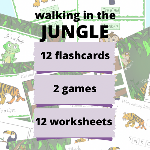 Walking in the JUNGLE- materiały PDF