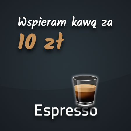 Wspieram kawą za 10 zł