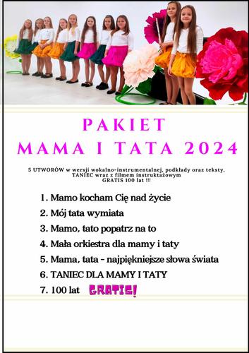 NOWY Pakiet mama i tata 2024 rok