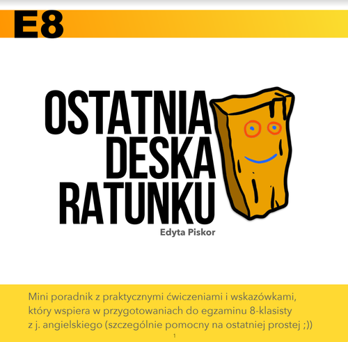 OSTATNIA DESKA RATUNKU - E8