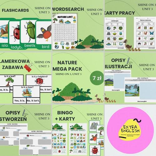 SHINE ON 3, UNIT 3 NATURE MEGA PACK