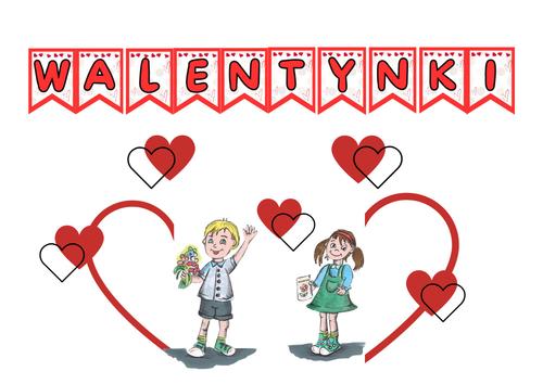 walentynki materiały