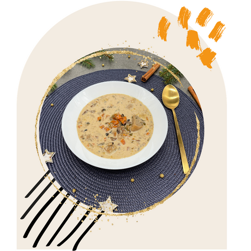 Tradycyjna zupa grzybowa z łazankami (0.9 l)