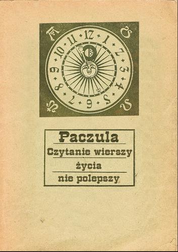 Czytanie wierszy życia nie polepszy; Paczula; 978-83-66358-06-5