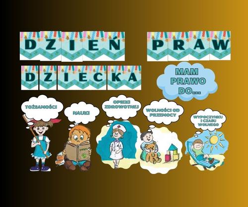 Dekoracja na dzień praw dziecka