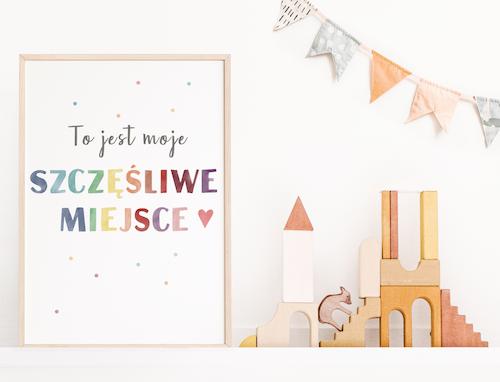 Plakat Tęczowe Moje Miejsce