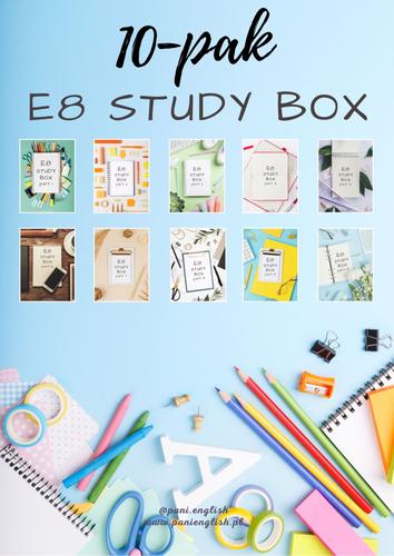 Zestaw 10 ebooków E8 STUDY BOX PANI ENGLISH Monika Pałucka