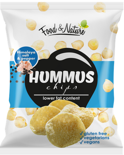 Himalyan salt & pepper Hummus Chips 12x40g