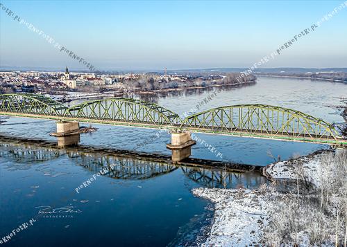 Bydgoszcz Most Fordoński zimą 1 Wydruk Fotograficzny 70 x 100 cm