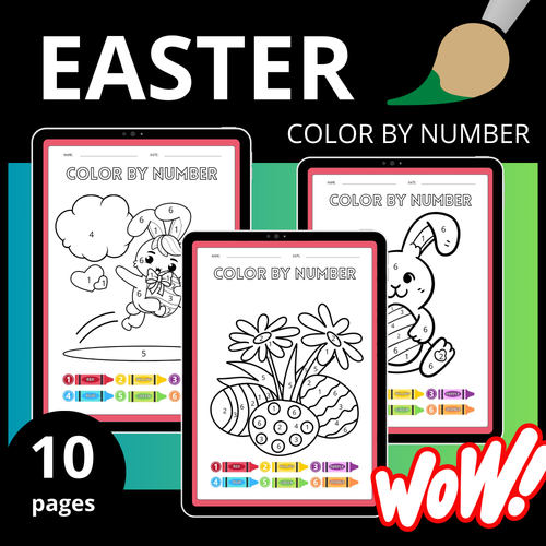 Easter Color by Number