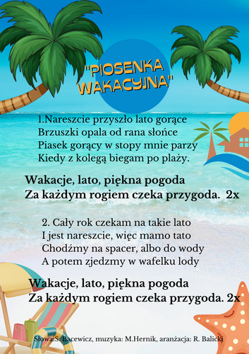 Wakacyjna piosenka