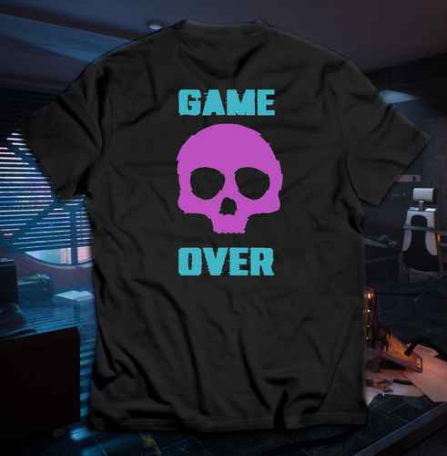 Koszulka "Game Over" Czarna L