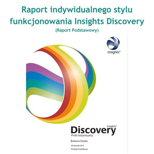 Raport Podstawowy indywidualnego stylu funkcjonowania Insights Discovery wraz z konsultacją