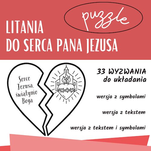 LITANIA DO SERCA JEZUSA PUZZLE