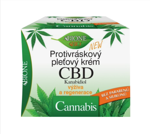 Krem do twarzy przeciwzmarszczkowy intensywny z CBD 51ml BIONE