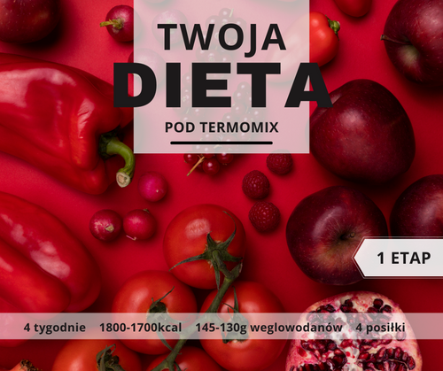 DIETA TERMOMIX 1 ETAP 1800 1650 kcal 145 160g weglowodanów