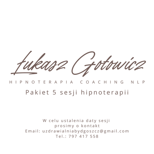 Pakiet 5 sesji hipnoterapii