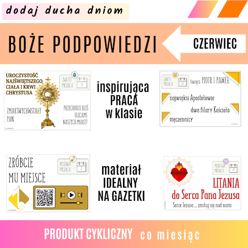 BOŻE PODPOWIEDZI MIESIĄCA - CZERWIEC