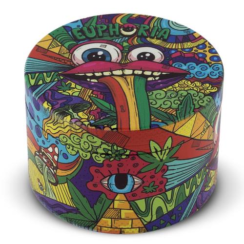 Grinder metalowy Euphoria Vibrant 4-częściowy 63 mm