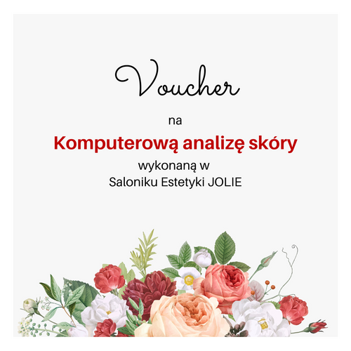 Voucher na komputerową analizę skóry wykonaną w  Saloniku Estetyki JOLIE