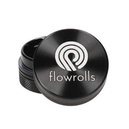 Młynek Grinder Flowrolls 40mm 2 części Czarny