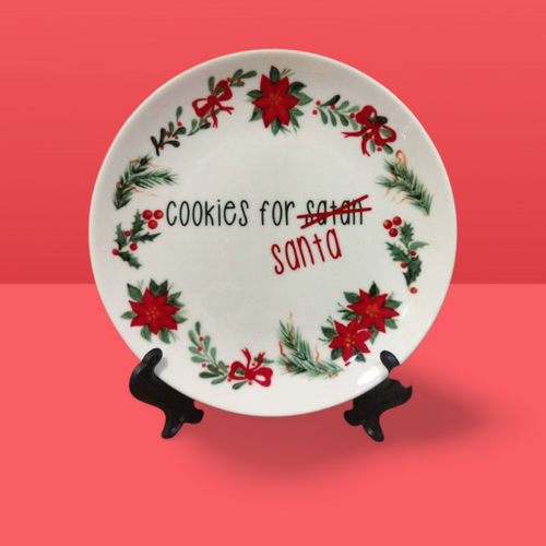 Talerz Sarnodzieło 18 cm Cookies for Santa