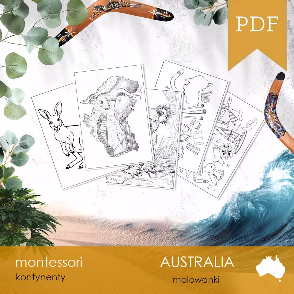 Australia - Malowanki