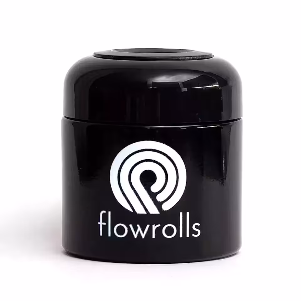 Pojemnik ze szkła UV na susz ziołowy 100ml / do 5 g Flowrolls