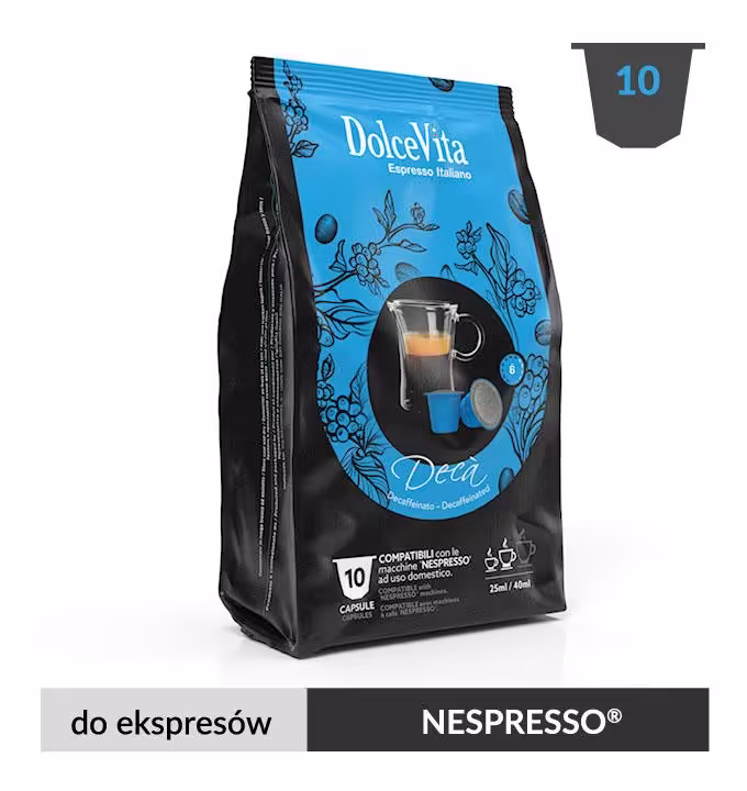 DolceVita Nespresso* bezkofeinowa 10 kapsułek