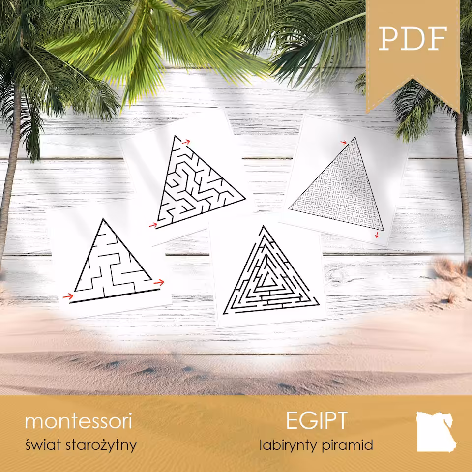 Afryka - Egipt - Labirynty piramid