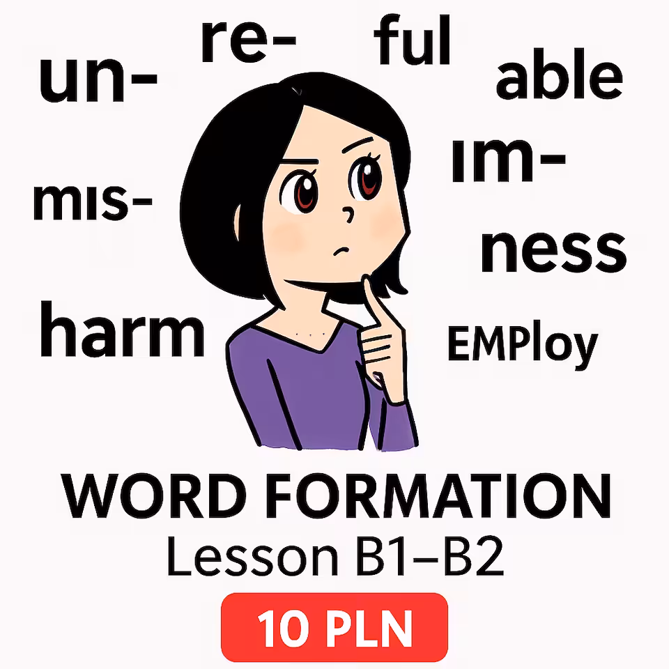 WORD FORMATION PRACTICE B1-B2