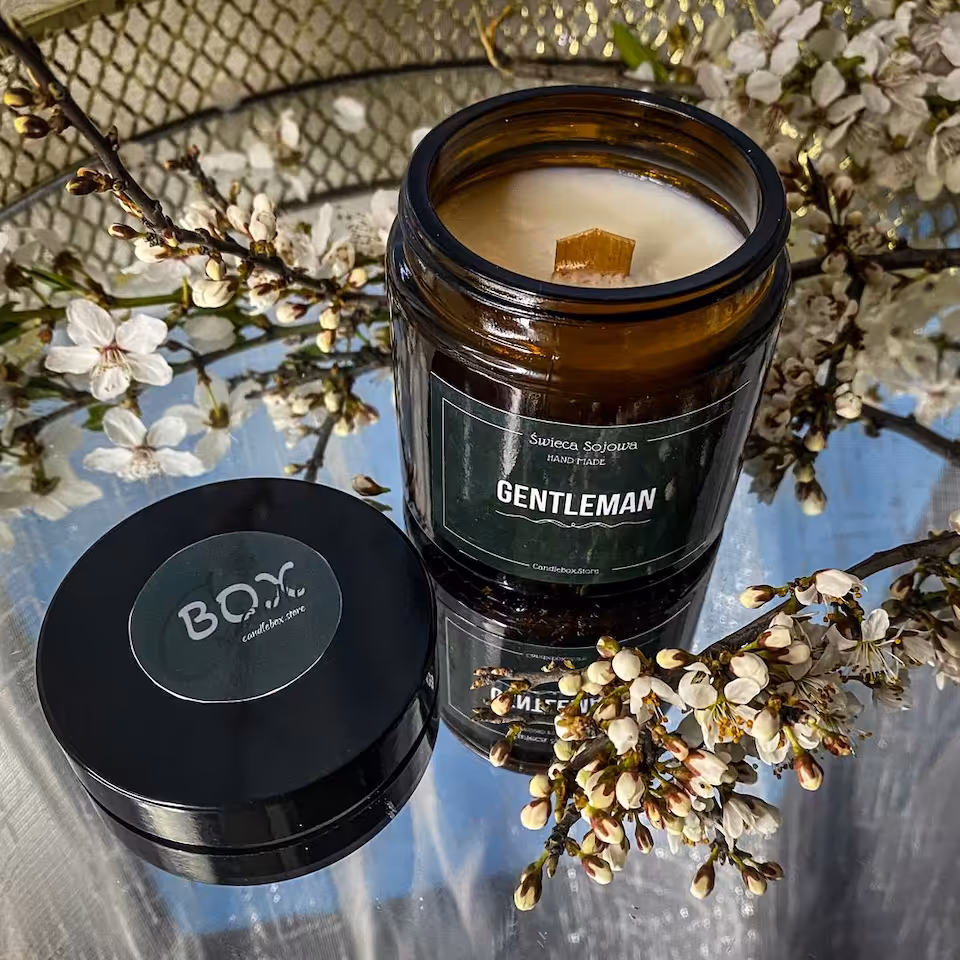 Świeca sojowa Gentleman mała / 120 ml