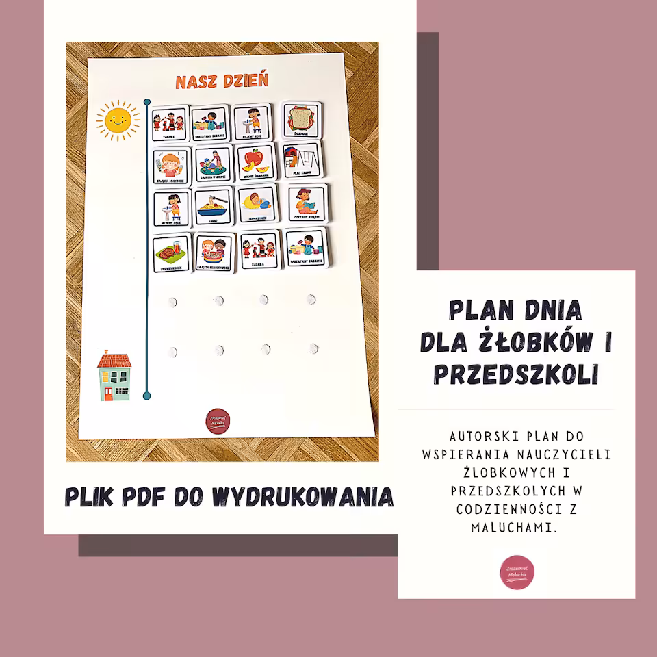 Nasz Dzień - plan dnia do przedszkoli i żłobków