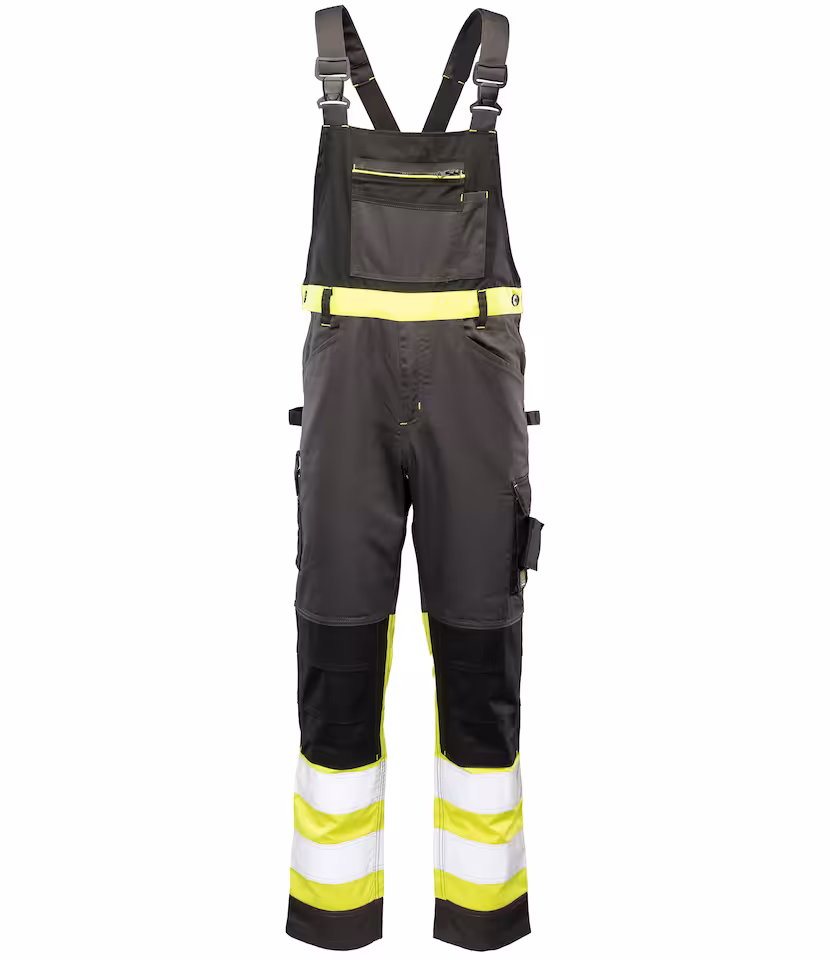 SPODNIE OGRODNICZKI FLASH STAL-ŻÓŁTY