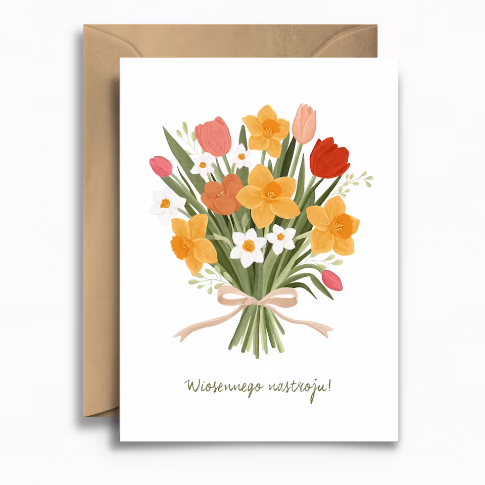 KARTKA • WIOSENNY BUKIET