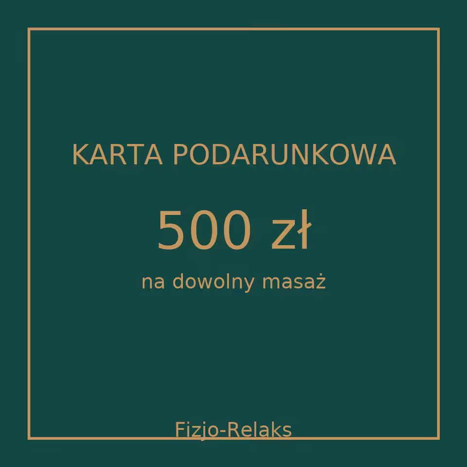 Karta podarunkowa o wartości 500 zł (papierowa))